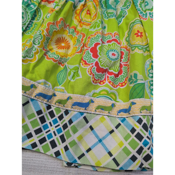 4 Matilda Jane PLatinum Green Floral Skirt Sara Dress - Picture 3 of 6